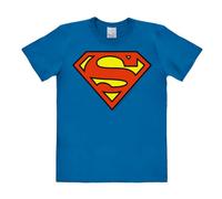 Logoshirt® DC I Superman I Logo Clean I Camiseta Print I Mujer y Hombre I Manga Corta I Azul I Diseño Original con Licencia I Talla 5XL