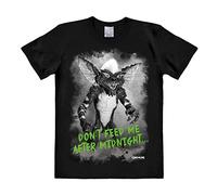 Logoshirt Gremlins - No Me Alimentar Después de Medianoche Camiseta - Negro - Diseño Original con Licencia, Talla M