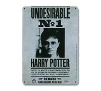 Logoshirt® Harry Potter - Cartel de búsqueda - Indeseable Nº1 - Cartel de chapa - Placa de metal - Retro - 15 x 21 cm