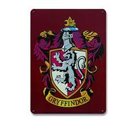 Logoshirt®️ Harry Potter - Cresta - Gryffindor Logo - Cartel de Chapa - Placa de Metal - Retro - 15 x 21 cm