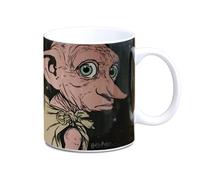Logoshirt® Harry Potter - Dobby Is A Free Elf I Taza de café de porcelana, 300 ml I Apta para lavavajillas y microondas I En caja de regalo de color I Diseño original con licencia