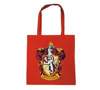 Logoshirt® Harry Potter | Gryffindor | Logo | Bolsa de algodón | Impresa I Asas largas | rojo | Diseño original con licencia
