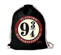 Logoshirt® Harry Potter | Hogwarts Express | Anden 9 3/4 | Mochila saco | Estampada | AZO-free | Cordón resistente | negro | Diseño original con licencia