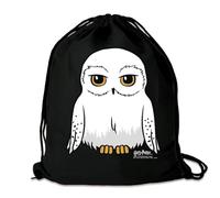 Logoshirt® Harry Potter | Lechuza | Hedwig | Mochila saco | Estampada | AZO-free | Cordón resistente | negro | Diseño original con licencia