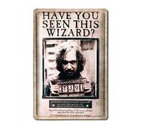 LOGOSHIRT - Harry Potter - Sirius Black - Have You Seen This Wizard Muestra del metal - Placa de metal - Retro - 20x30 - Diseño original con licencia