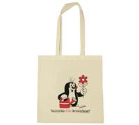 Logoshirt® Krtek, el Topo | Jardinero | Bolsa de algodón | Impresa I Asas largas | natural | Diseño original con licencia
