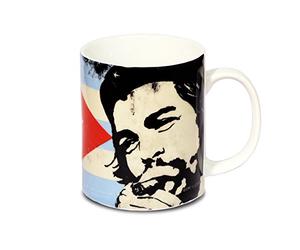 Logoshirt La Bandera Cubana Taza de Cafe - Cuban Flag - Che Guevara Taza - Hasta la Victoria Siempre ! - Culto Taza para Té - negro - Diseño original con licencia