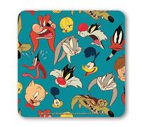 Logoshirt® Looney Tunes I All Stars I Posavasos I Corcho I 10x10cm I Impresión Duradera I Diseño Original con Licencia