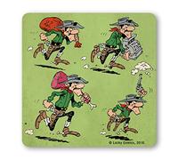 Logoshirt® Lucky Luke I Daltons I Robbery I Posavasos I Corcho I 10x10cm I Impresión Duradera I Diseño Original con Licencia