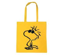 Logoshirt® Peanuts I Woodstock I Gafas de sol I Bolsa de algodón | Impresa I Asas largas | amarillo | Diseño original con licencia