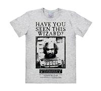 Logoshirt Pelicula - Harry Potter - Sirius Black - Have You Seen This Wizard - Camiseta Hombre - Gris Vigoré - Diseño Original con Licencia, Talla L