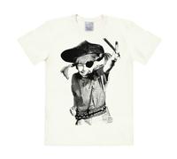 Logoshirt® Pippi Calzaslargas I Pirata I Camiseta Print I Mujer y Hombre I Manga Corta I Blanco I Diseño Original con Licencia I Talla XL