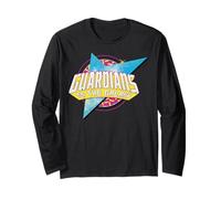 Logotipo abstracto retro de Guardianes de la Galaxia de Marvel Manga Larga