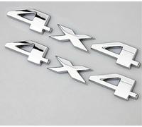 Logotipo adhesivo cromado en 3D Yoaoo-oem®, 1 juego de 2 unidades para puesta a punto de coche 4 x 4, insignia para matricula Liberty, para Ford, Jeep Grand Cherokee, Wrangler, Compass.