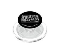 Logotipo Blanco de Sun Records x David Allan Coe Texas Moon PopSockets PopGrip para MagSafe