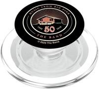 Logotipo circular del 50 aniversario de The Band Big Pink PopSockets PopGrip para MagSafe