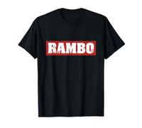 Logotipo clásico de Rambo Camiseta