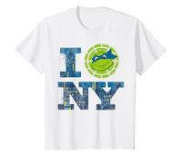 Logotipo clásico de TMNT Teenage Mutant Ninja Turtles Street NYC Camiseta