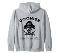 Logotipo clásico Divertido de los Goonies Never Say Die Skull Pirate de los 80 Sudadera con Capucha