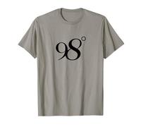 Logotipo clásico negro de 98 grados Camiseta