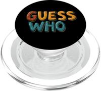 Logotipo Colorido de Guess Who para niños y niñas PopSockets PopGrip para MagSafe