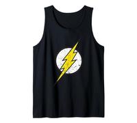 Logotipo DC Flash moderno envejecido Camiseta sin Mangas