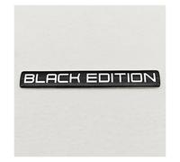Logotipo de Aluminio 3D for Coche, Motocicleta, Maletero, edición Negra, Emblema, Insignia, Pegatina for Coche, Accesorios universales(Black Silver)