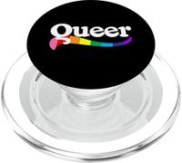 Logotipo de arco iris queer orgullo gay desfile de derechos LGBTQ ajuste OOTD PopSockets PopGrip para MagSafe