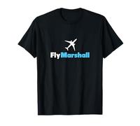 Logotipo de aviación FlyMarshall - El cielo no es el límite Camiseta