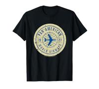 Logotipo de avión Pan Am 1927 World Airways Camiseta