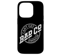 Logotipo de Bad Company Can't Get Enough Circle Carcasa para iPhone 14 Pro
