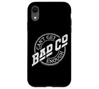 Logotipo de Bad Company Can't Get Enough Circle Carcasa para iPhone XR