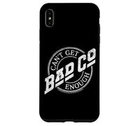 Logotipo de Bad Company Can't Get Enough Circle Carcasa para iPhone XS MAX