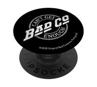 Logotipo de Bad Company Can't Get Enough Circle PopSockets PopGrip Adhesivo