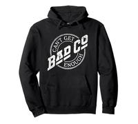 Logotipo de Bad Company Can't Get Enough Circle Sudadera con Capucha