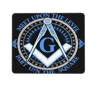 Logotipo De Caridad Masónica Y Esperanza De Fe Masónica Mouse Pad Bordes Cosidos Alfombrilla De Escritorio Lavable Alfombrilla De Ratón para Hogar Oficina Gaming 25X30Cm
