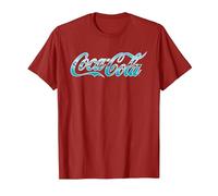 Logotipo de Coca Cola Surf Infill Camiseta, Hombre, Arándano, XL