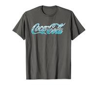 Logotipo de Coca Cola Surf Infill Camiseta, Hombre, Asfalto, 5XL