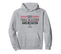 Logotipo de cumpleaños de la NBA Birthday Go Portland Trail Blazers Sudadera con Capucha