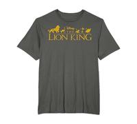 Logotipo de Disney Lion King Gold Character Movie Camiseta