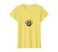 Logotipo de fotografía de Lente de cámara Camiseta, Mujer, Limón, XL
