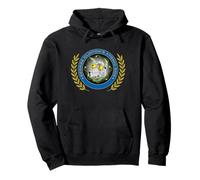 Logotipo de George Clinton Atomic Dog Crest Sudadera con Capucha