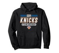 Logotipo de Go New York Knicks de neón con Aspecto Retro Sudadera con Capucha