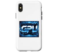 Logotipo de GPU Blue Tech Carcasa para iPhone X/XS