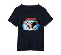Logotipo de Gremlins Mogwai PAPL202 Camiseta, Mujer Tallas Grandes, Negro, 2XL Grande