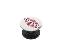 Logotipo de Hesketh Racing, campeón del Mundo, con Franjas Retro limpias PopSockets PopGrip Adhesivo