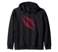 Logotipo de Hesketh Racing, campeón del Mundo, con Franjas Retro limpias Sudadera con Capucha