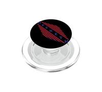 Logotipo de Hesketh Racing, campeón del Mundo, con Rayas limpias y Retro PopSockets PopGrip para MagSafe