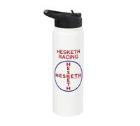 Logotipo de Hesketh Racing, equipo campeón del mundo, clásico, limpio y retro Stainless Steel Insulated Water Bottle