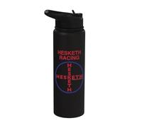 Logotipo de Hesketh Racing, equipo campeón del mundo, clásico, limpio y retro Stainless Steel Insulated Water Bottle